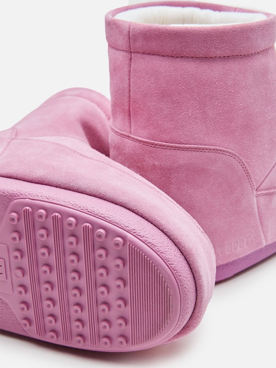 Moon Boot NO LACE SUEDE BOOTS - GUM