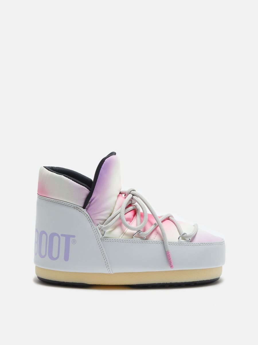 Moon Boot ICON TIE-DYE NYLON PUMPS - GLACIER GREY