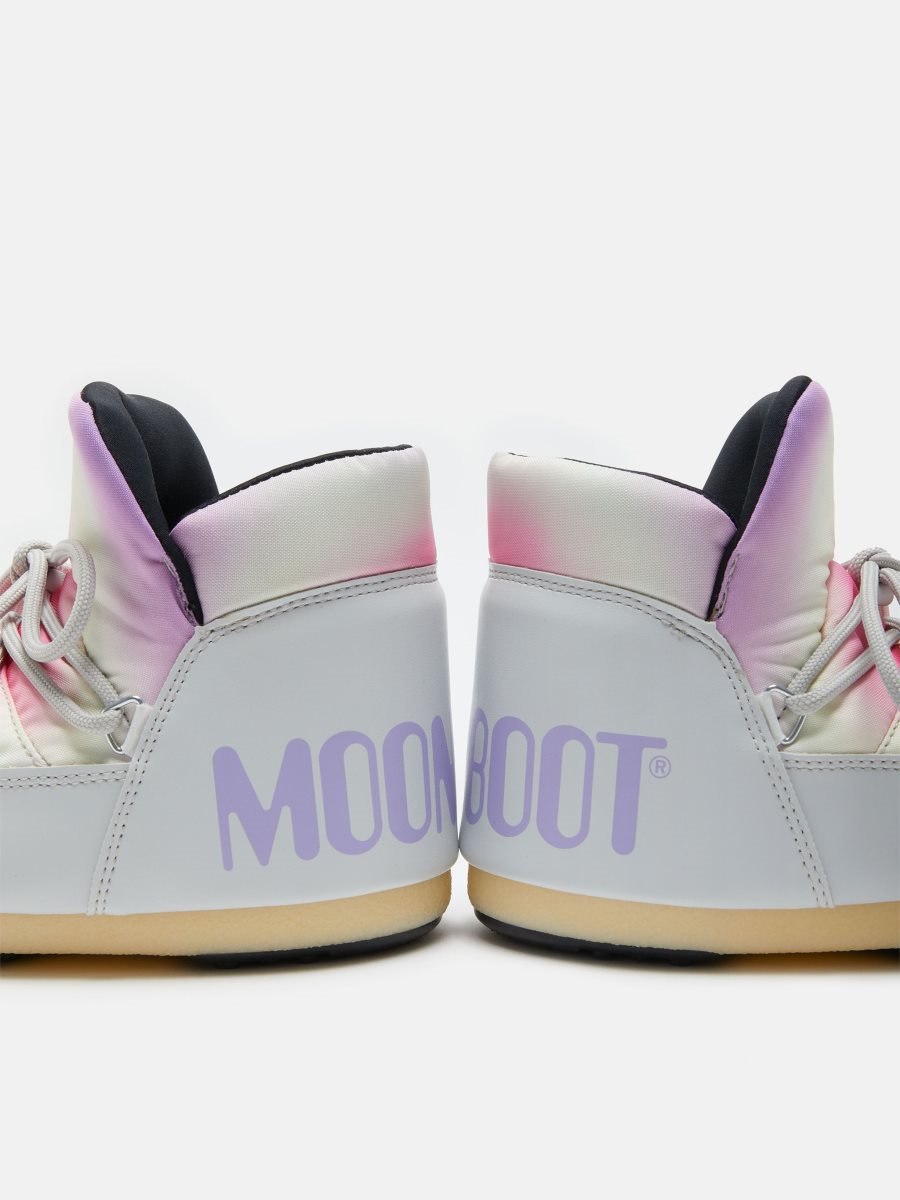 Moon Boot ICON TIE-DYE NYLON PUMPS - GLACIER GREY