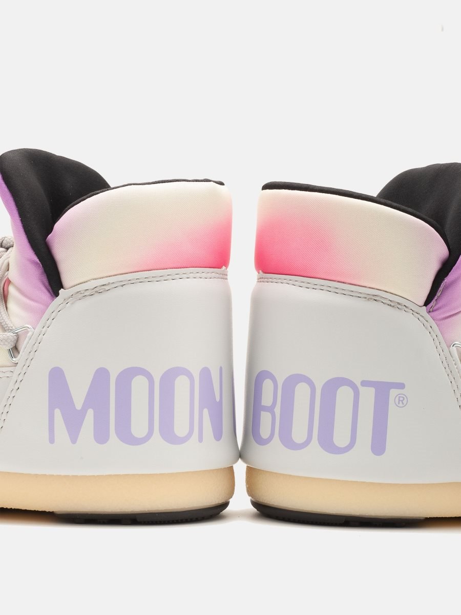 Moon Boot ICON PUMP JUNIOR TIE-DYE BOOTS - GLACIER GREY