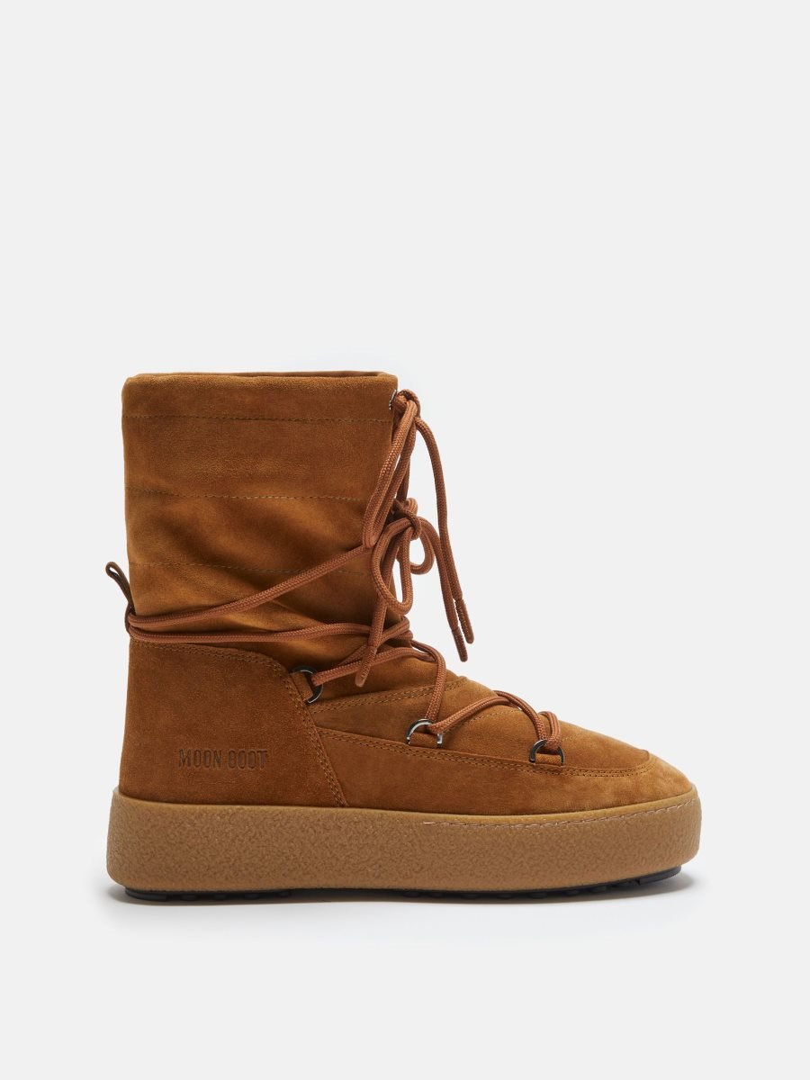 Moon Boot LTRACK SUEDE BOOTS - COGNAC