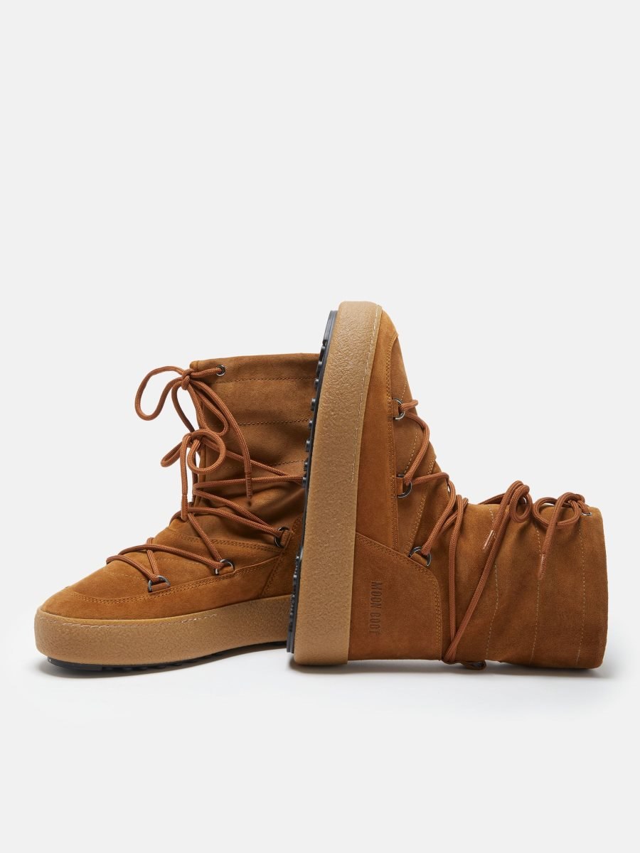 Moon Boot LTRACK SUEDE BOOTS - COGNAC