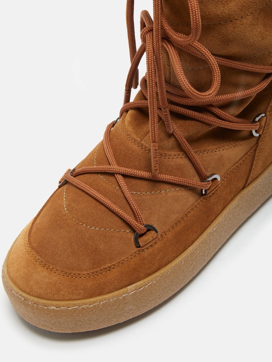 Moon Boot LTRACK SUEDE BOOTS - COGNAC