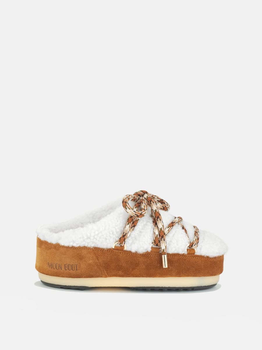 Moon Boot ICON SHEARLING MULES - WHISKY