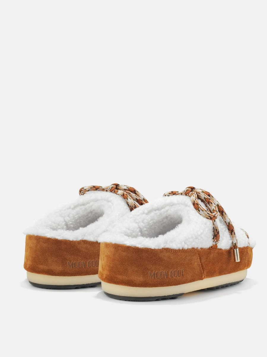 Moon Boot ICON SHEARLING MULES - WHISKY