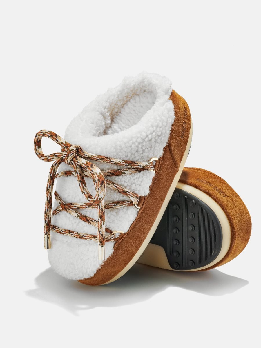 Moon Boot ICON SHEARLING MULES - WHISKY