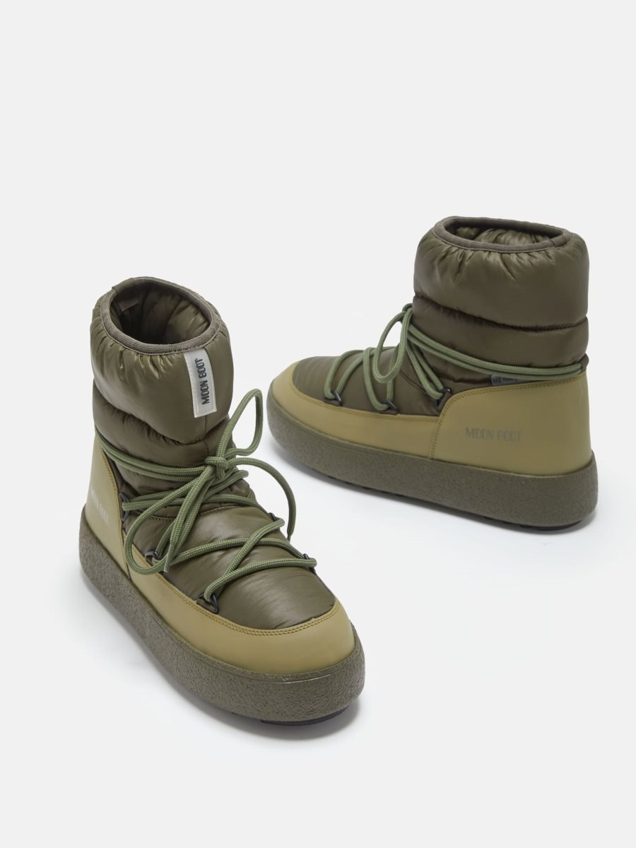 Moon Boot MTRACK LOW NYLON BOOTS - KHAKI