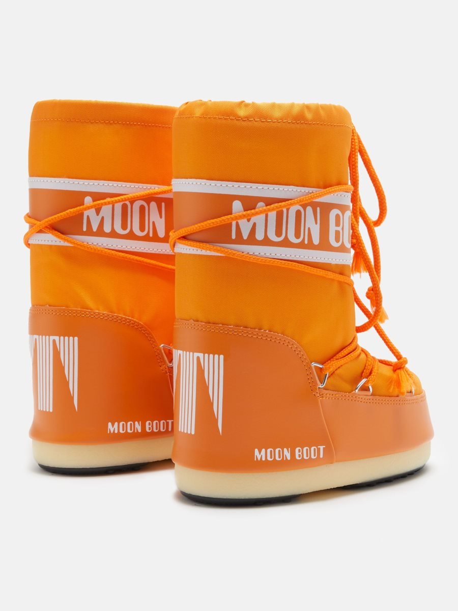 Moon Boot ICON JUNIOR NYLON BOOTS - SUNNY ORANGE