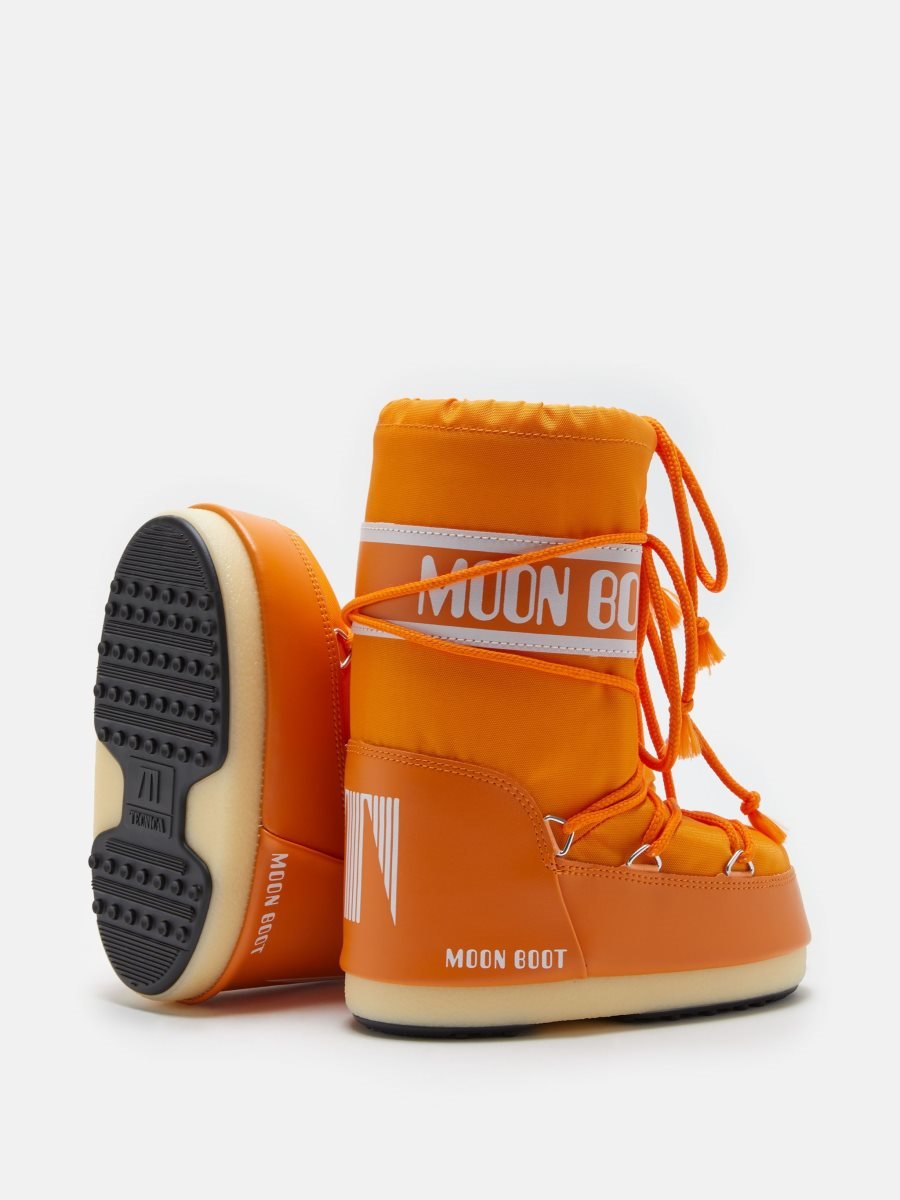 Moon Boot ICON JUNIOR NYLON BOOTS - SUNNY ORANGE
