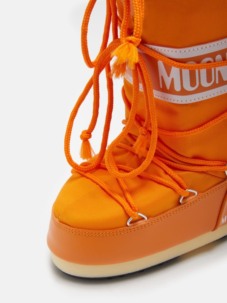 Moon Boot ICON JUNIOR NYLON BOOTS - SUNNY ORANGE