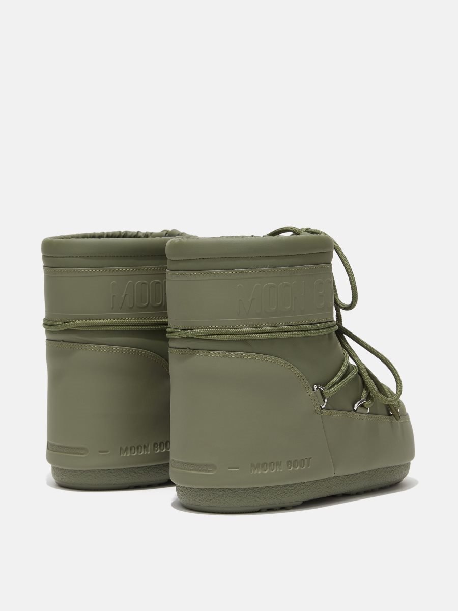 Moon Boot ICON LOW RUBBER BOOTS - KHAKI