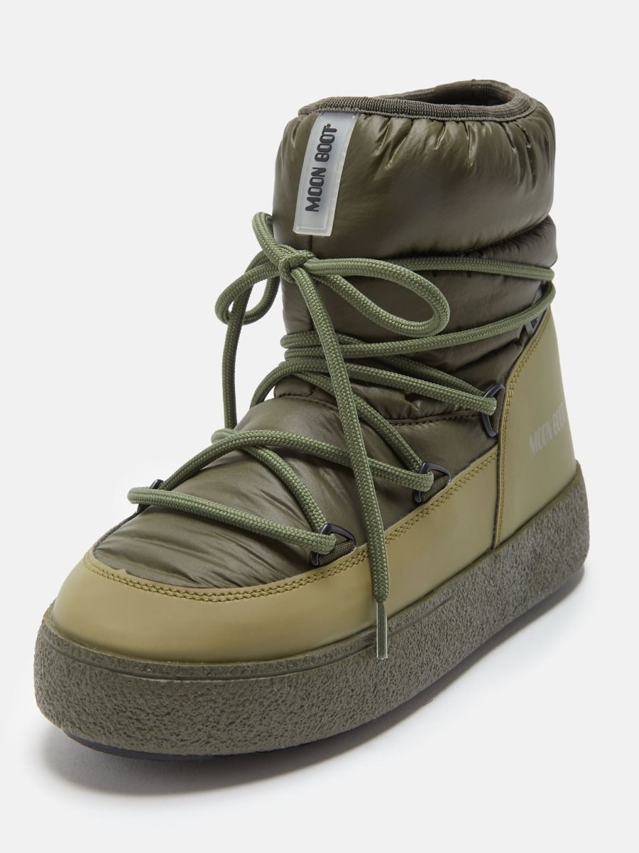 Moon Boot LTRACK LOW NYLON BOOTS - KHAKI