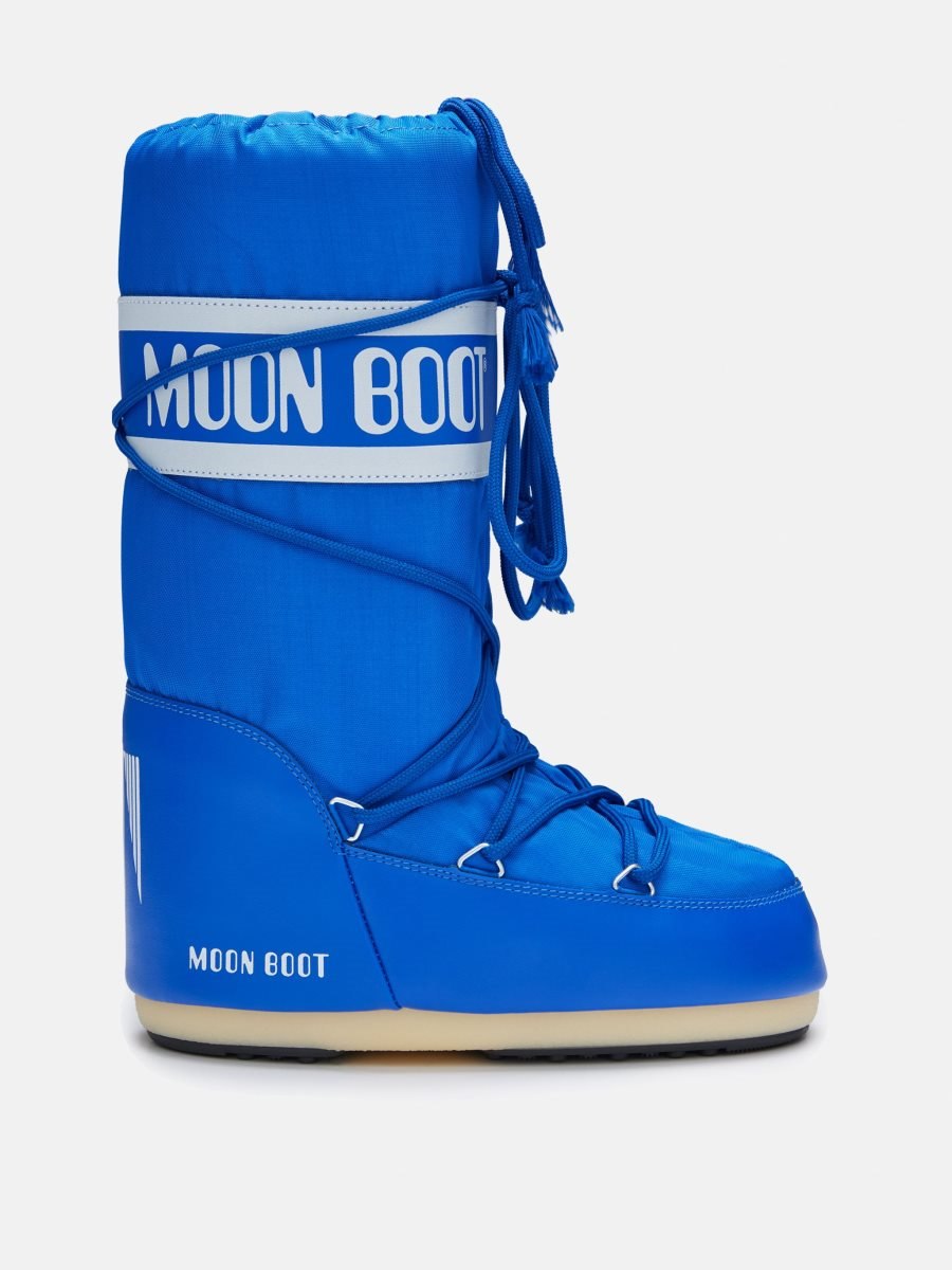 Moon Boot ICON NYLON BOOTS - ELECTRIC BLUE
