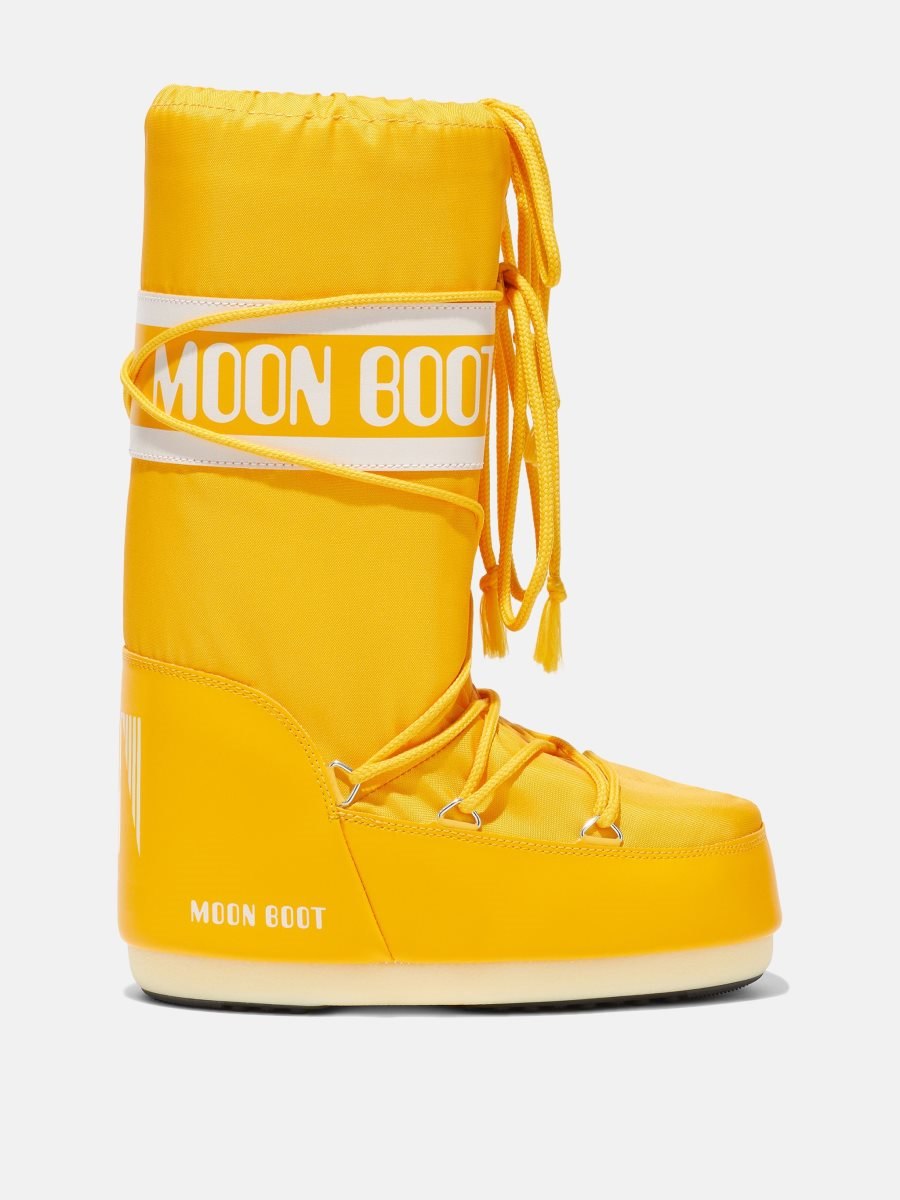 Moon Boot ICON NYLON BOOTS - YELLOW