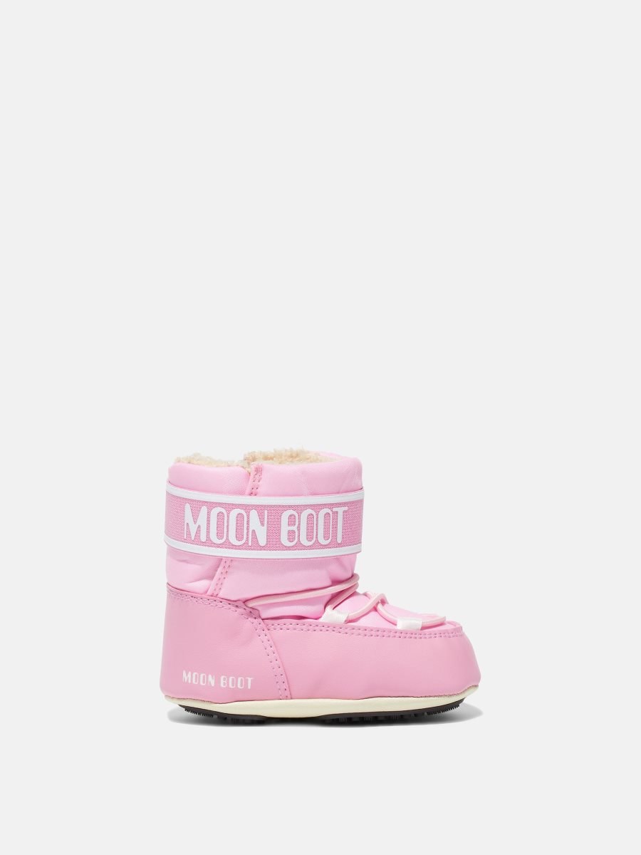 Moon Boot CRIB NYLON BOOTS - LIGHT PINK