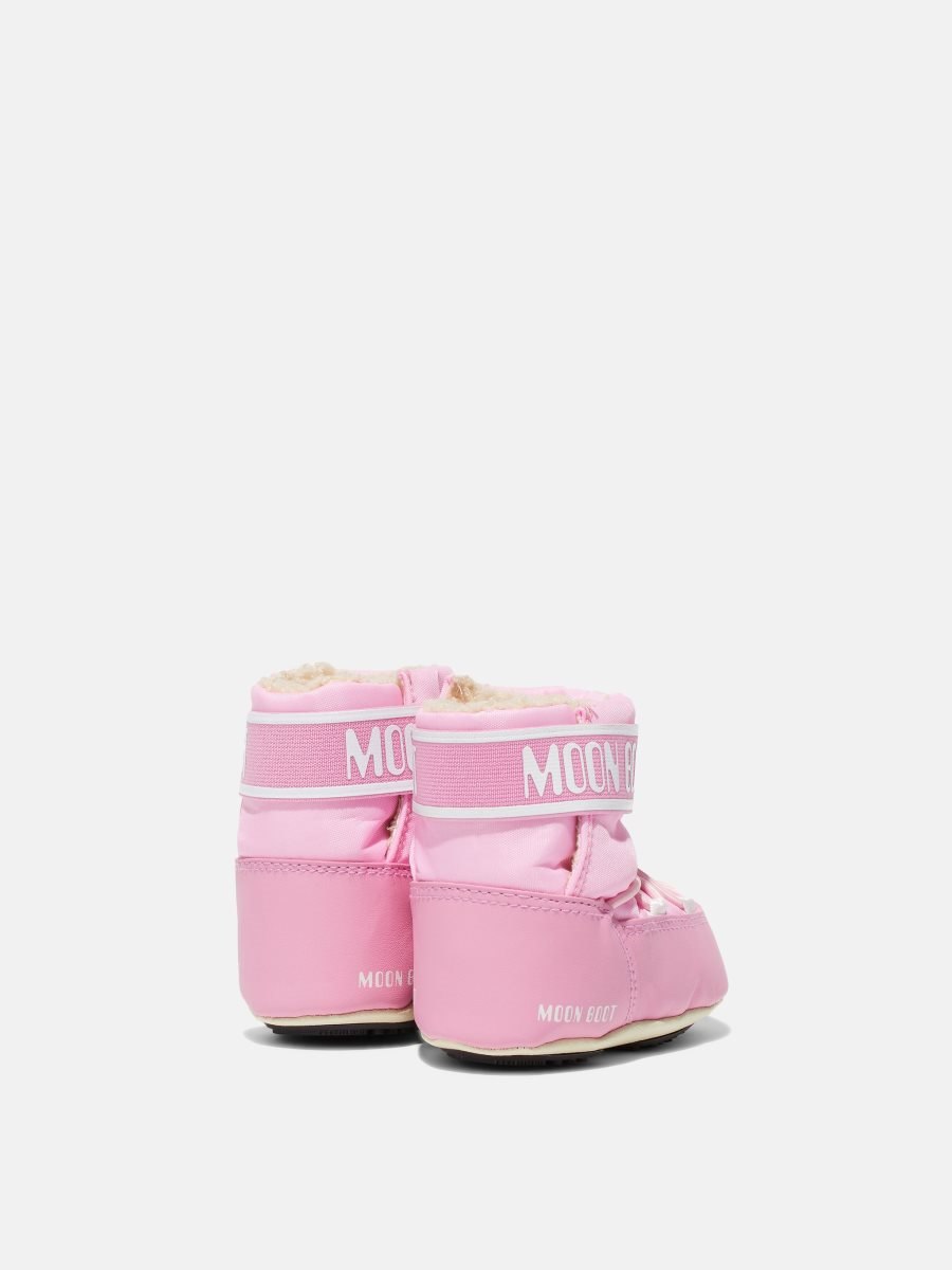Moon Boot CRIB NYLON BOOTS - LIGHT PINK