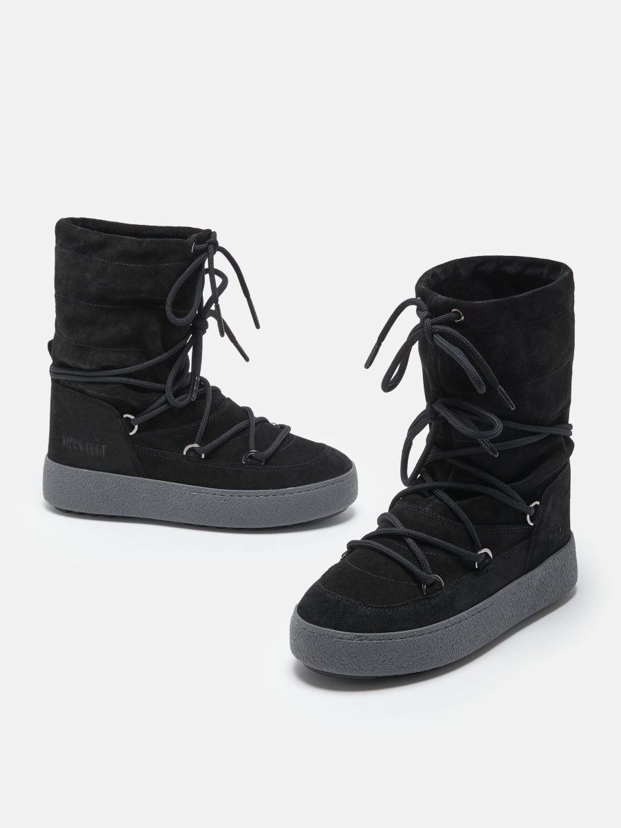 Moon Boot LTRACK SUEDE BOOTS - BLACK