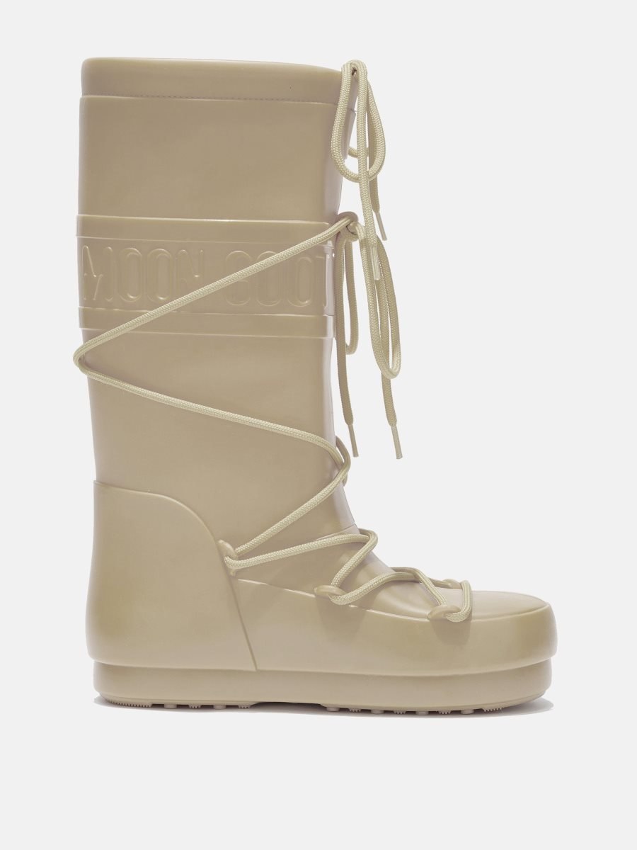 Moon Boot RUBBER RAIN BOOTS - CREAM