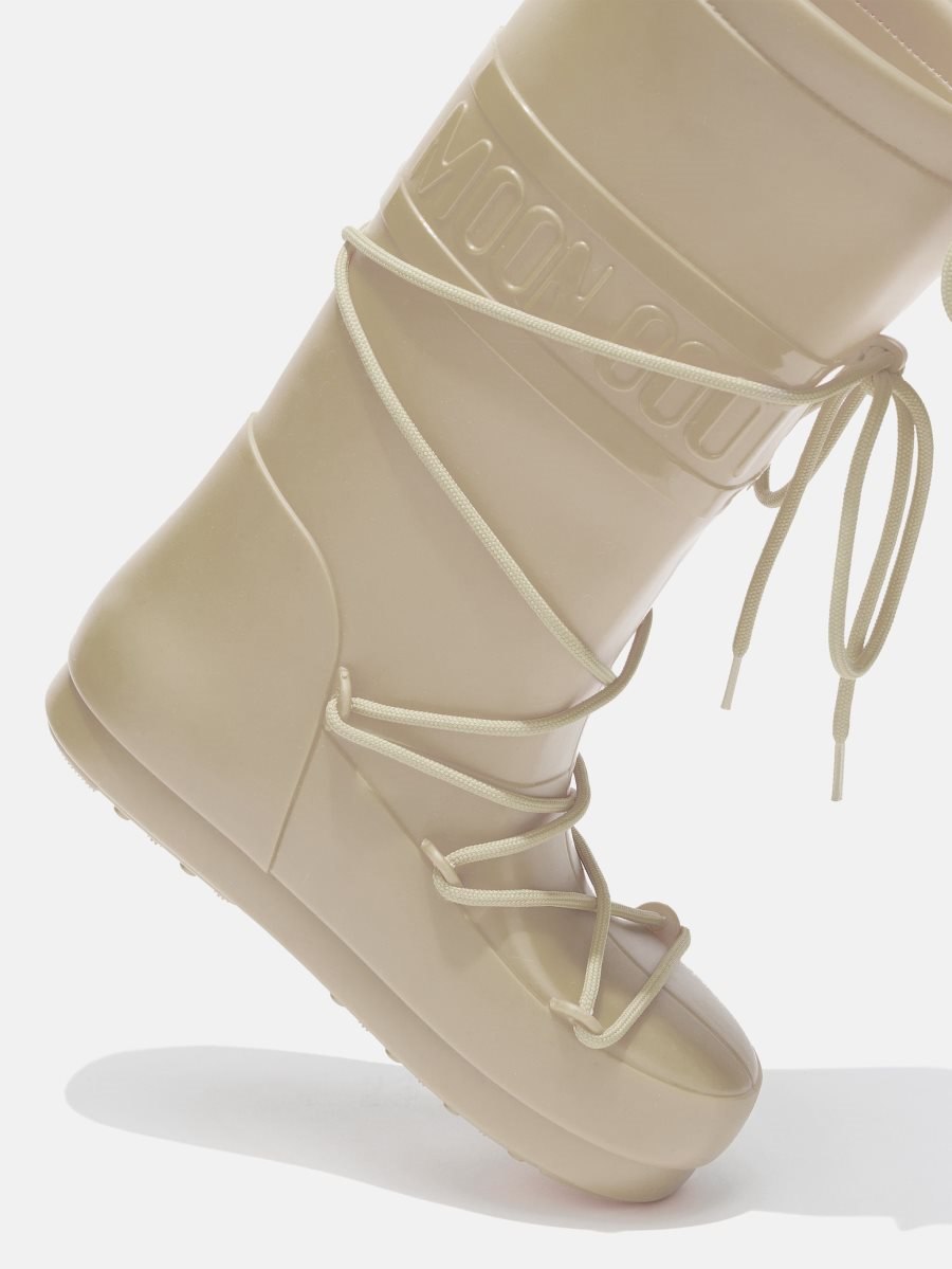 Moon Boot RUBBER RAIN BOOTS - CREAM