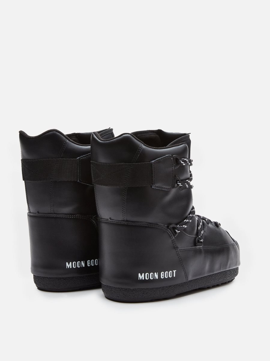 Moon Boot SNEAKER MID BOOTS - BLACK