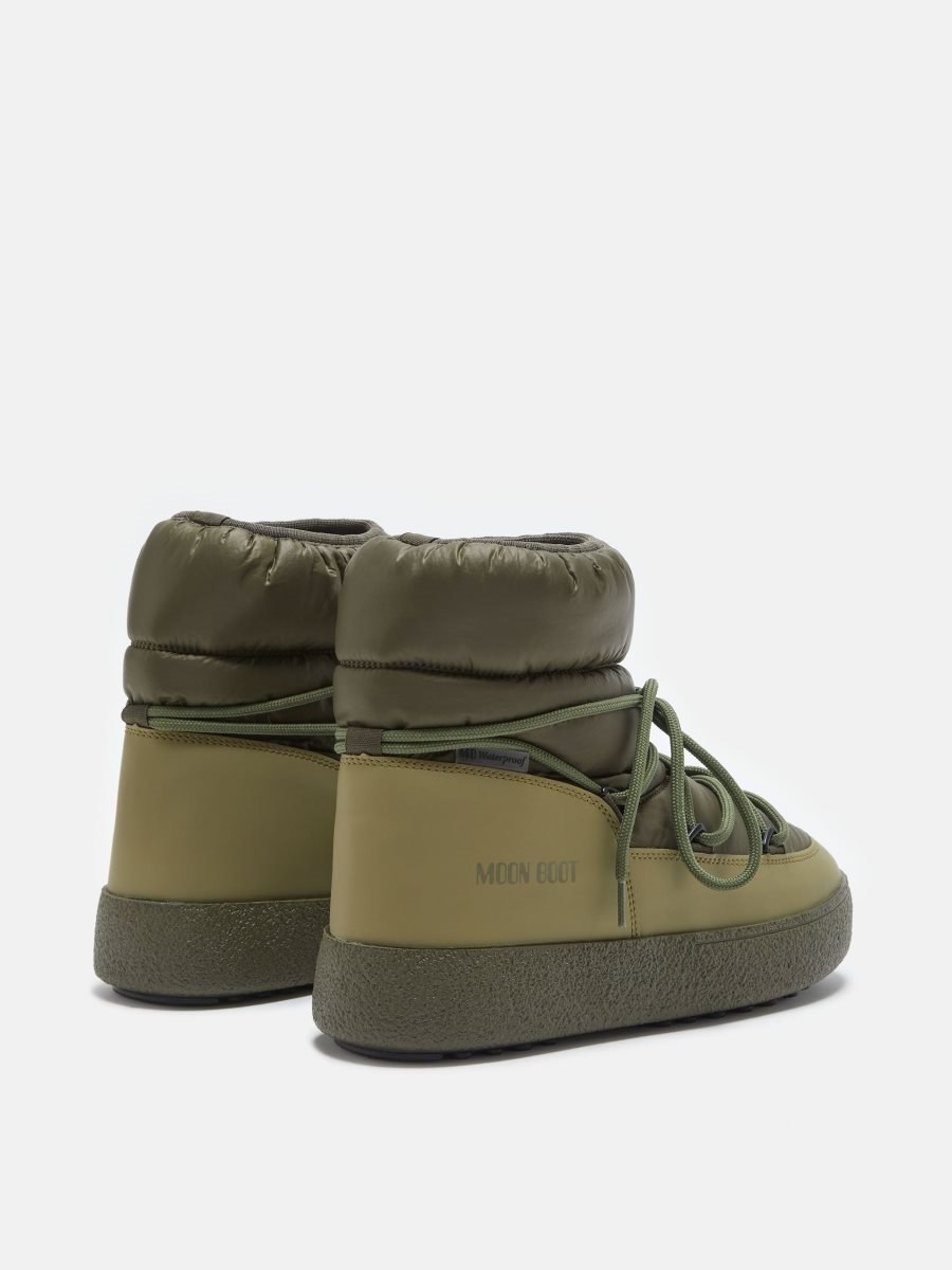 Moon Boot JTRACK JUNIOR LOW WP NYLON BOOTS - KHAKI