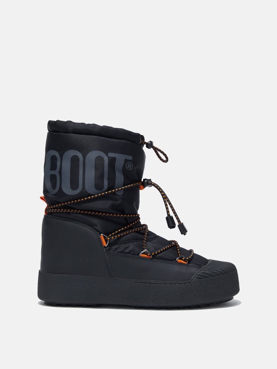 Moon Boot MTRACK POLAR BOOTS - BLACK/ORANGE