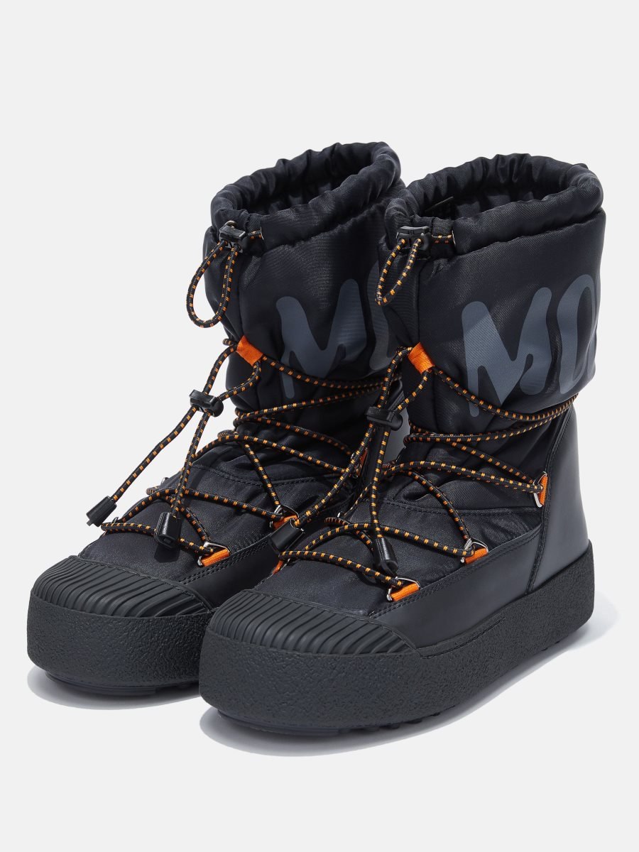 Moon Boot MTRACK POLAR BOOTS - BLACK/ORANGE