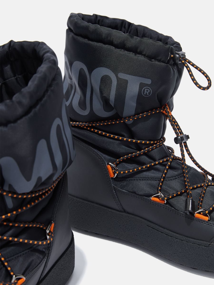 Moon Boot MTRACK POLAR BOOTS - BLACK/ORANGE
