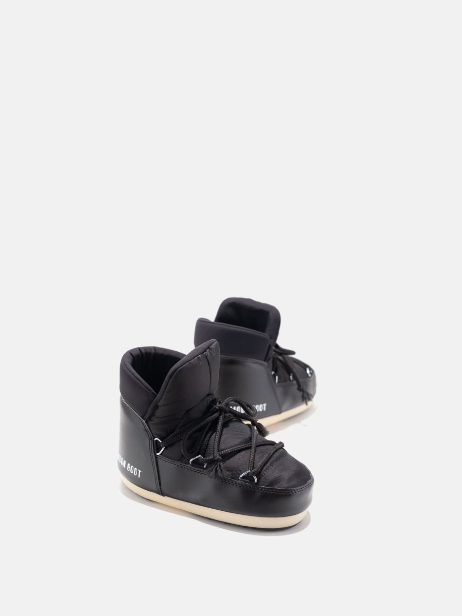 Moon Boot ICON JUNIOR NYLON PUMPS - BLACK